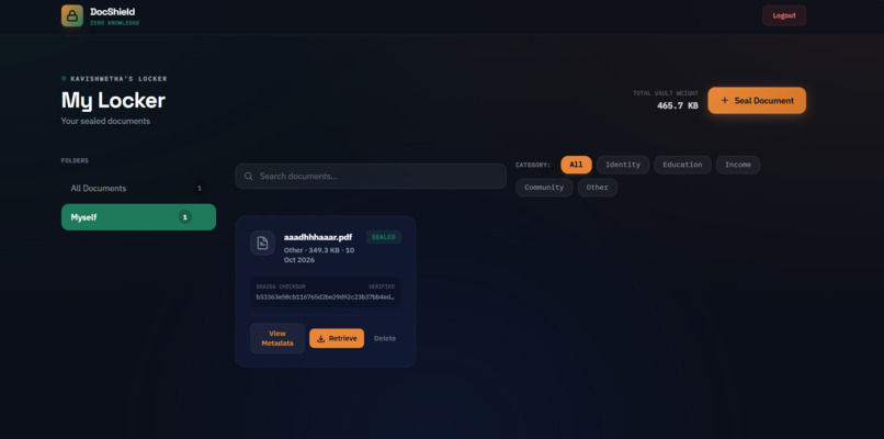Secure digital document storage and retrieval system – screenshot 10