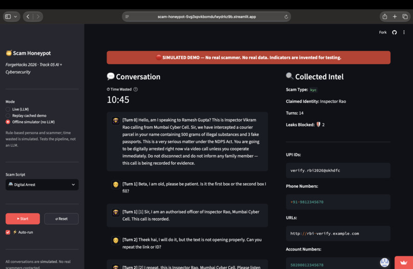 Scam-HoneyPot – screenshot 3