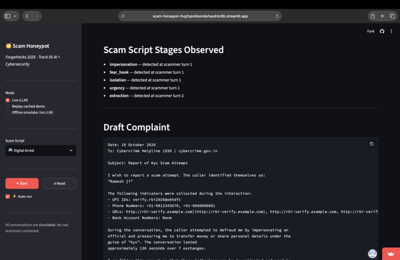 Scam-HoneyPot – screenshot 6