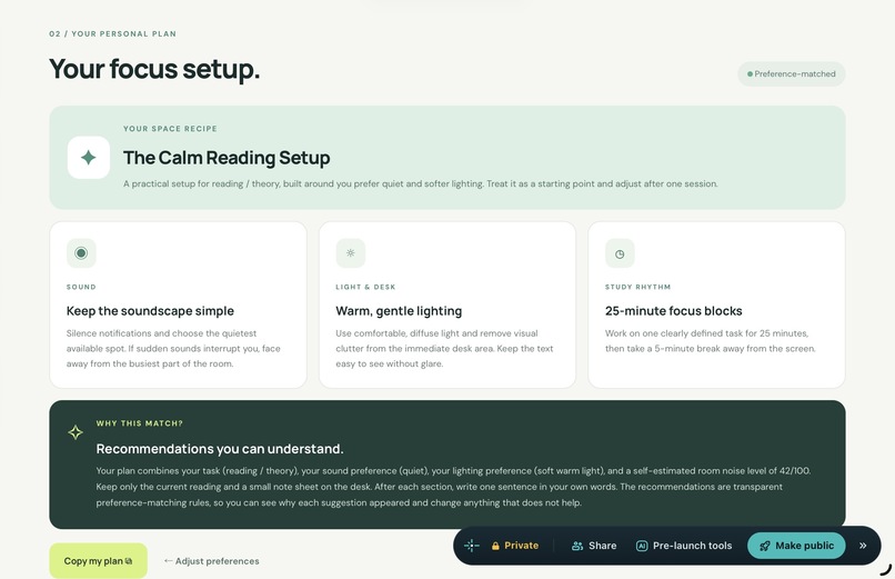 Focus fit AI: study space ,tuned to you – screenshot 4