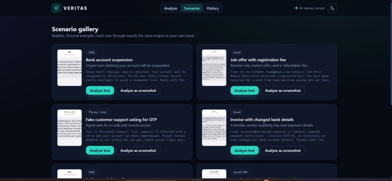 VERITAS - Personal Digital Trust Layer – screenshot 6