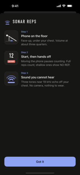 Sonar Reps – screenshot 7