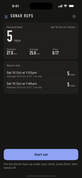 Sonar Reps – screenshot 9
