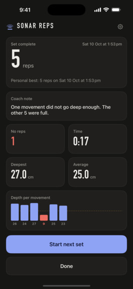 Sonar Reps – screenshot 10