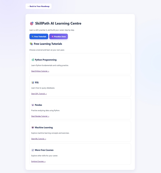 Skill Path AI – screenshot 3