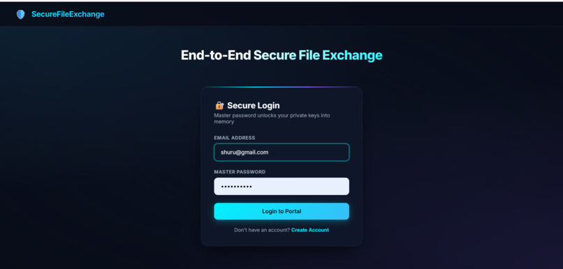 Secure File Sharing Using Hybrid Cryptography – screenshot 11