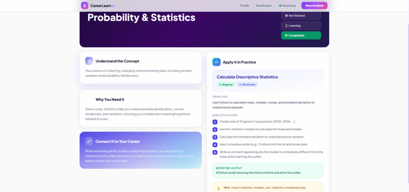 CareerLearn AI – screenshot 6
