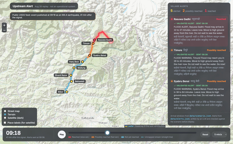 Upstream Alert – screenshot 3