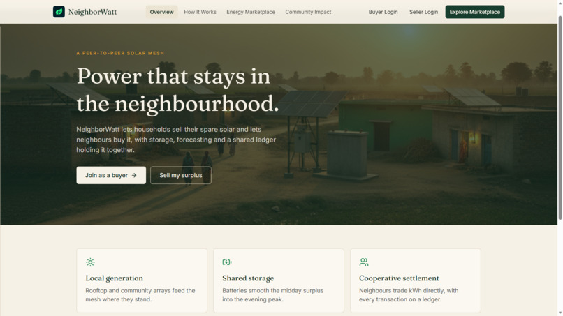 NeighborWatt – screenshot 1