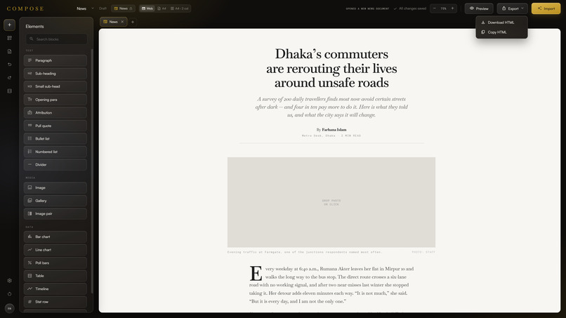 Compose – screenshot 1