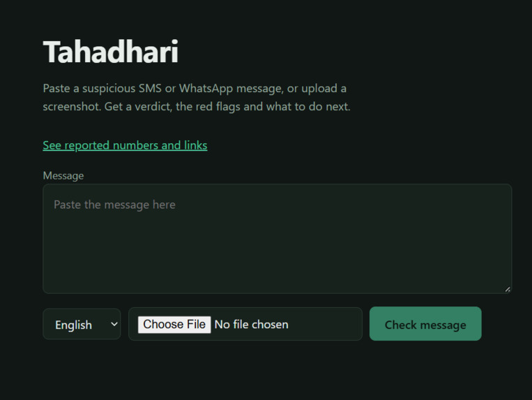 Tahadhari – screenshot 1