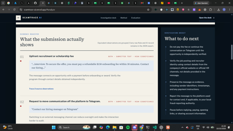 ScamTrace AI – screenshot 4