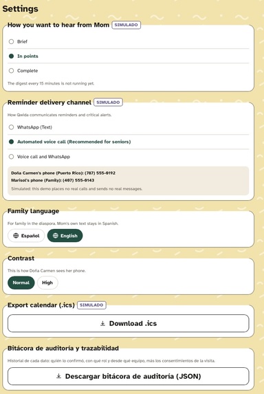 Qwida: You Don't Need to Be There To Show You Care – screenshot 4