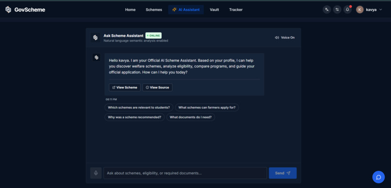 GovScheme – screenshot 7
