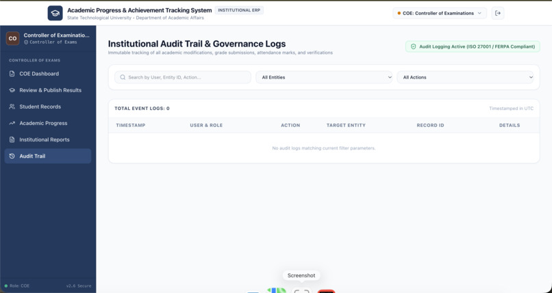 AI Academic Progression & Achievement Tracking System – screenshot 15