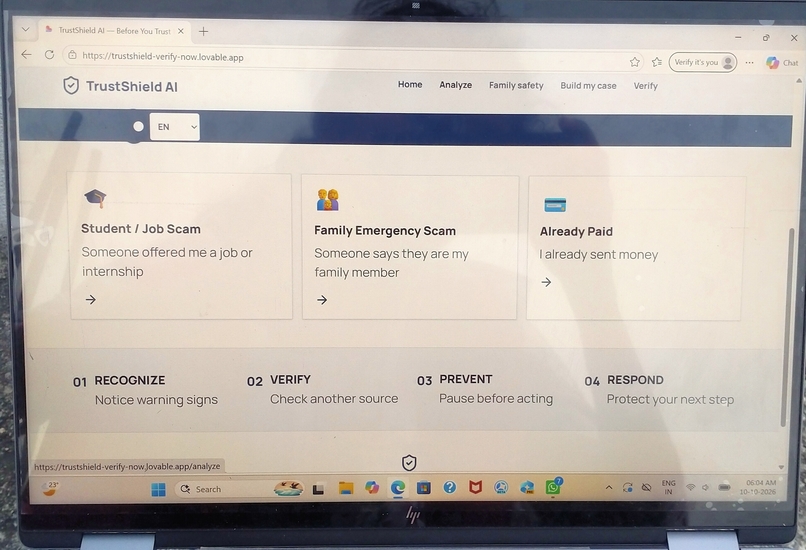 TrustsheildAI – screenshot 2