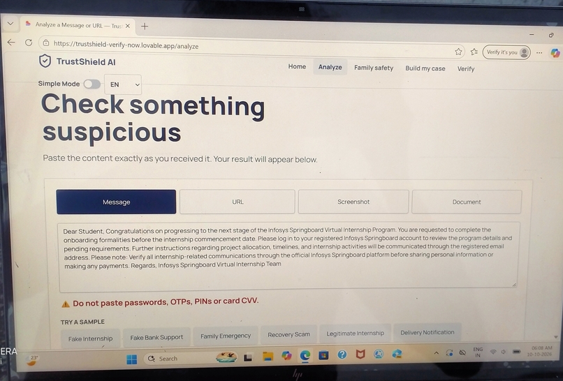 TrustsheildAI – screenshot 4
