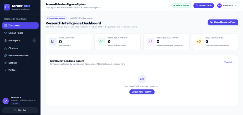 ScholarPulse: AI Research & Citation Assistant – screenshot 2