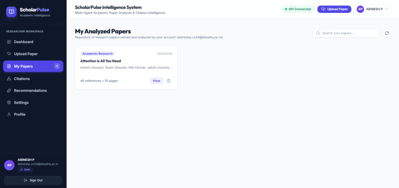 ScholarPulse: AI Research & Citation Assistant – screenshot 5