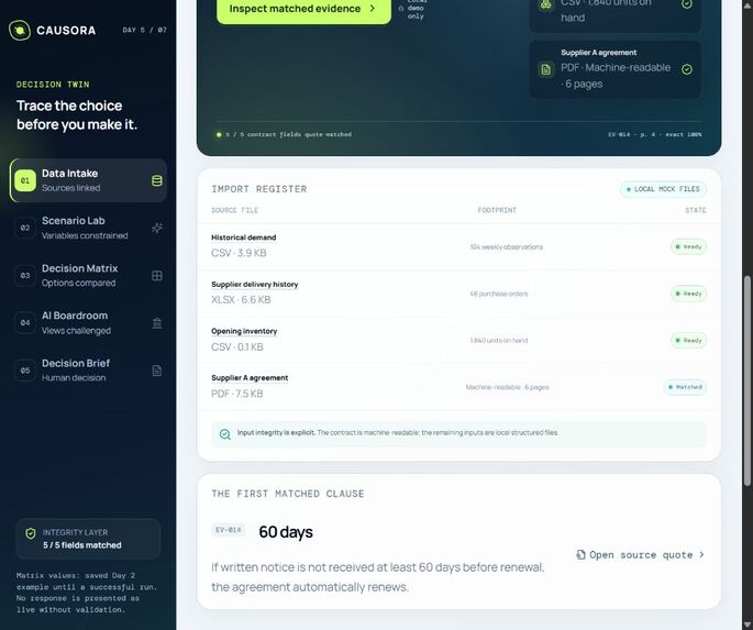 Causora – screenshot 2