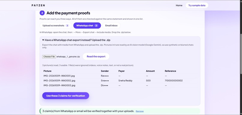PayZen: Payment Proof Verifier – screenshot 4