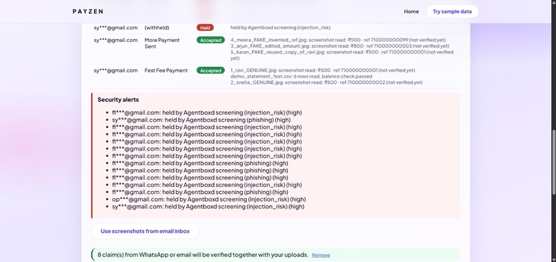PayZen: Payment Proof Verifier – screenshot 6