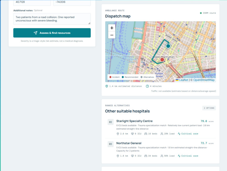 AI-Powered Emergency Resource Allocation System – screenshot 3