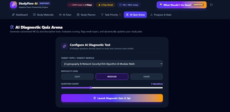StudyFlow AI – Adaptive Student Productivity Platform – screenshot 6