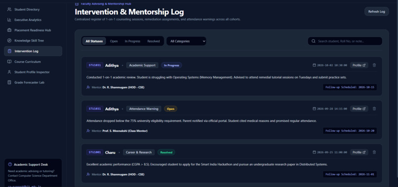 AI-Powered Academic Performance Analytics – screenshot 5