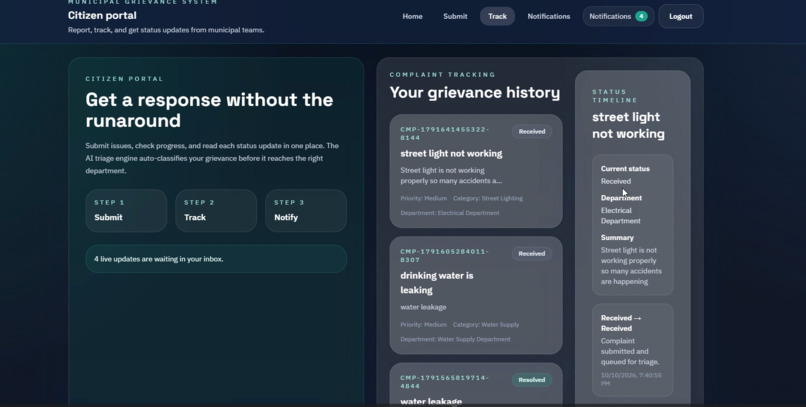 AI-Powered Grievance Triage & Resolution Agent – screenshot 6