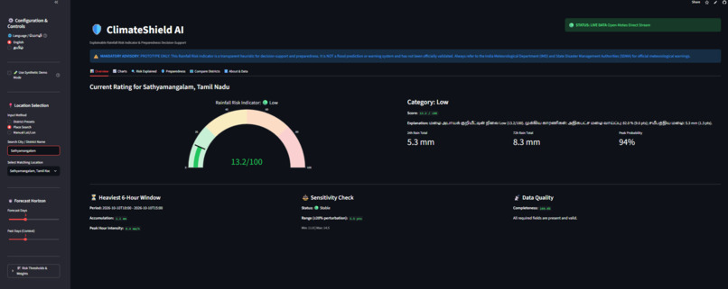 ClimateShield AI – screenshot 1