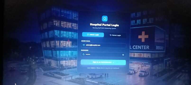 AI-Based Nursing Shift Scheduling and Overtime Tracking – screenshot 1