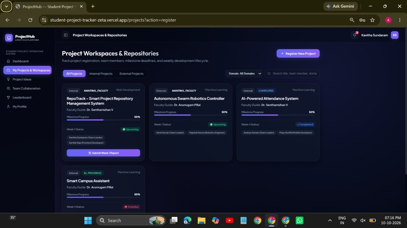 ProjectHub – Where Young Minds Build the Future. – screenshot 2