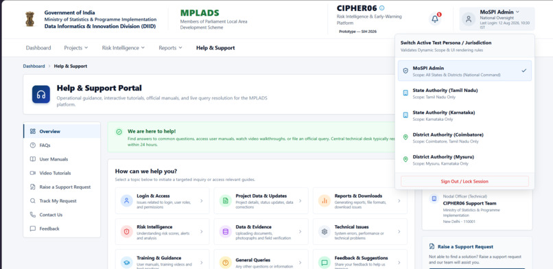 CIPHER06 – MPLADS Risk Intelligence Platform – screenshot 9