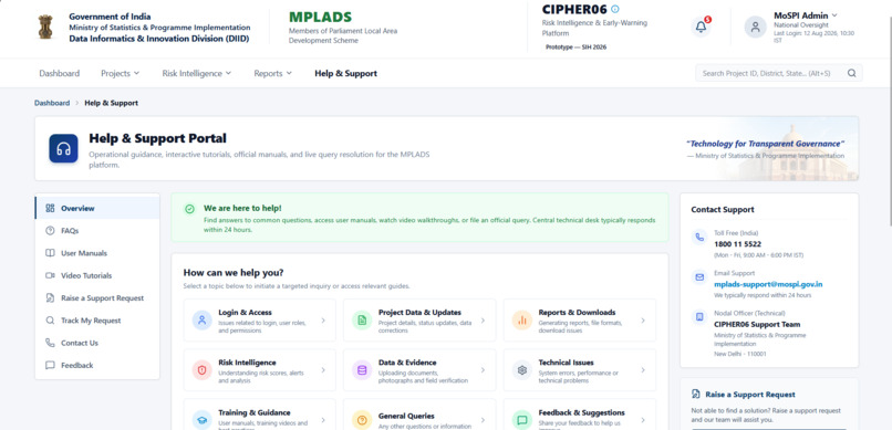 CIPHER06 – MPLADS Risk Intelligence Platform – screenshot 10