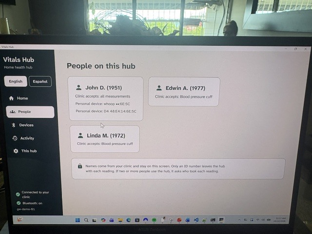 The_Vitals_Hub – screenshot 2