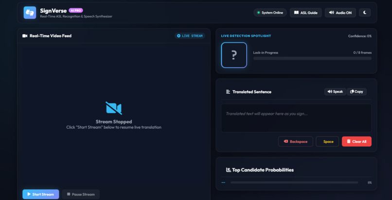 Sign language interpreter  – screenshot 1