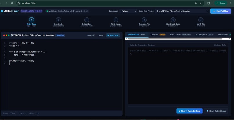 AI BUG FIXER FOR SMALL PROGRAMS – screenshot 2