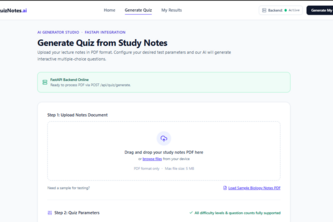 Smart Notes-to-Quiz Generator
