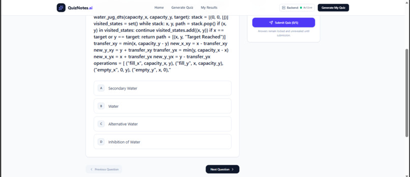 Smart Notes-to-Quiz Generator – screenshot 4