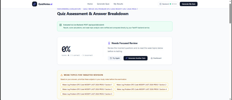 Smart Notes-to-Quiz Generator – screenshot 7