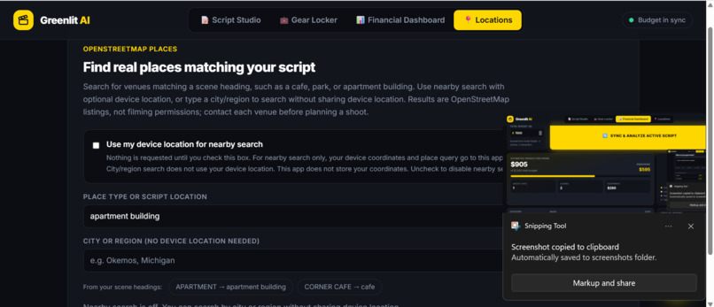 Greenlit AI – screenshot 4