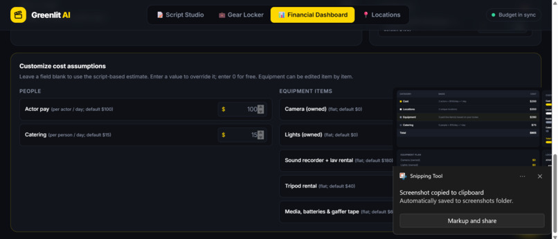 Greenlit AI – screenshot 5