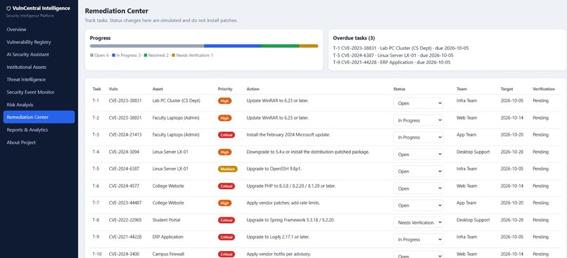 VulnCentral Intelligence – screenshot 8