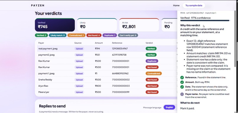 PayZen: Payment Proof Verifier – screenshot 10