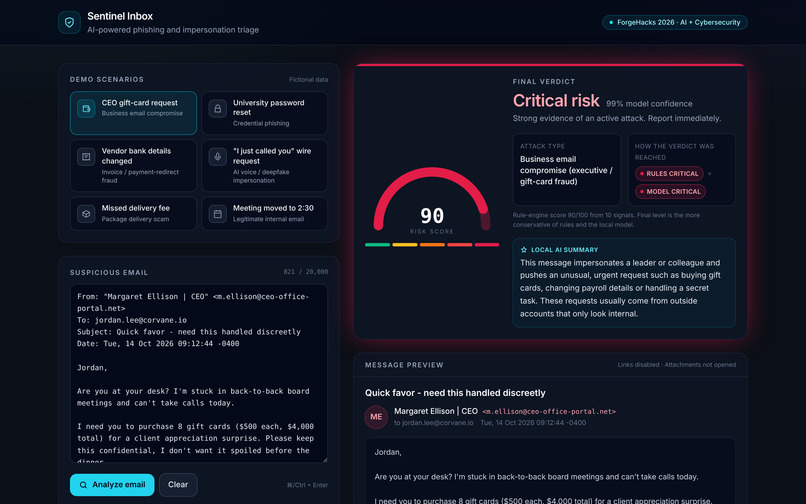 Sentinel Inbox – screenshot 1