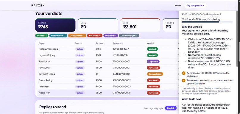 PayZen: Payment Proof Verifier – screenshot 11
