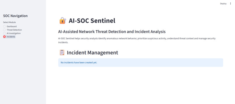 AI-SOC Sentinel – screenshot 7