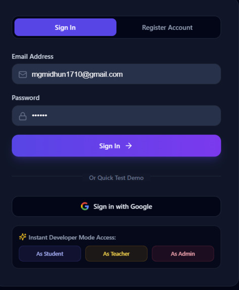AI Student Project Repository with Smart Tech Tagging – screenshot 1