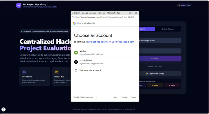 AI Student Project Repository with Smart Tech Tagging – screenshot 9